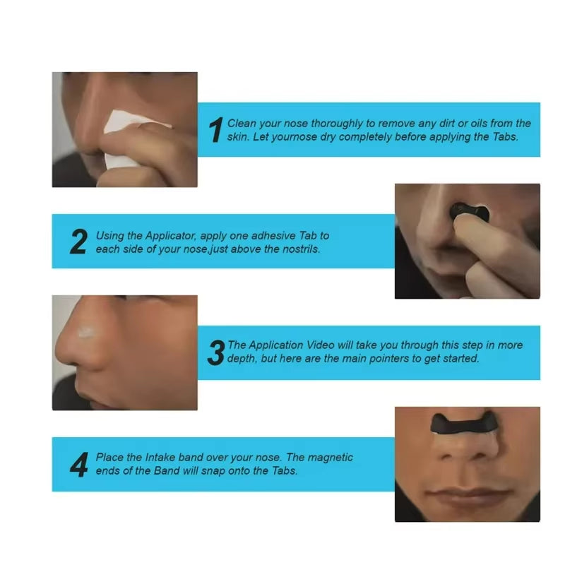 15Pairs Magnetic Nasal Breathing Nose Dilators Nasal Strips Nasal Clip anti Snoring Improve Sleeping Aid Preventing Snoring