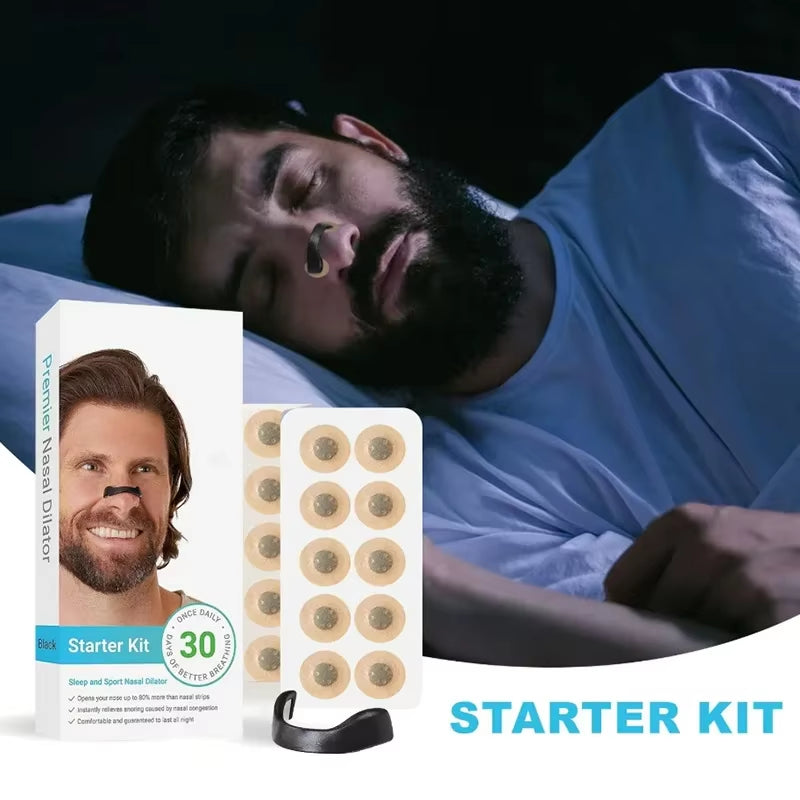 15Pairs Magnetic Nasal Breathing Nose Dilators Nasal Strips Nasal Clip anti Snoring Improve Sleeping Aid Preventing Snoring