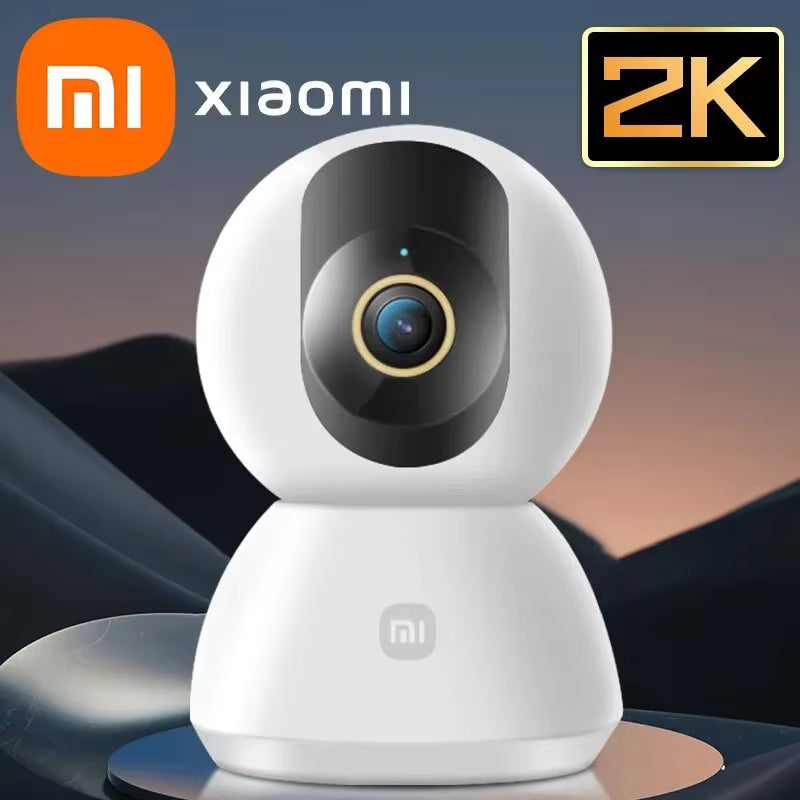 360° Smart Home Security Camera Mi PTZ 2K Webcam 1296P 3 Megapixel AI Human Detection Night Vision Webcam Work with Miji